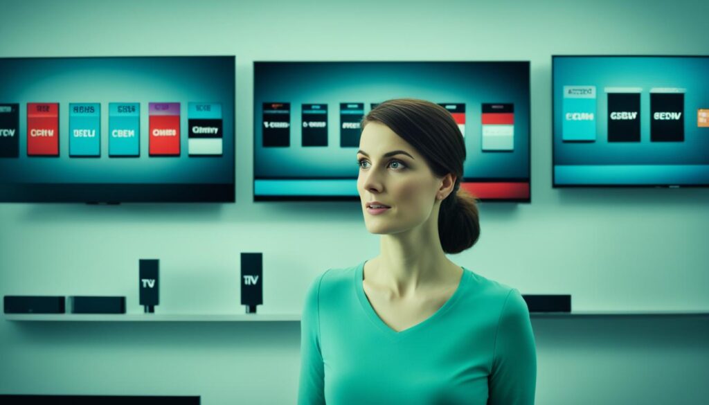 TV screen size and resolution