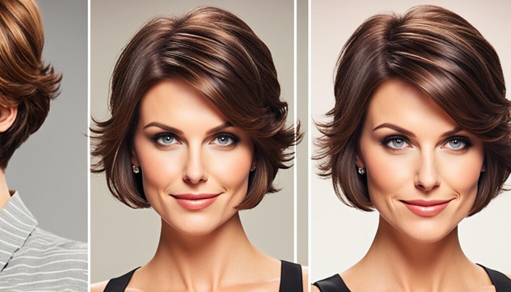 flattering hairstyles for heart-shaped face